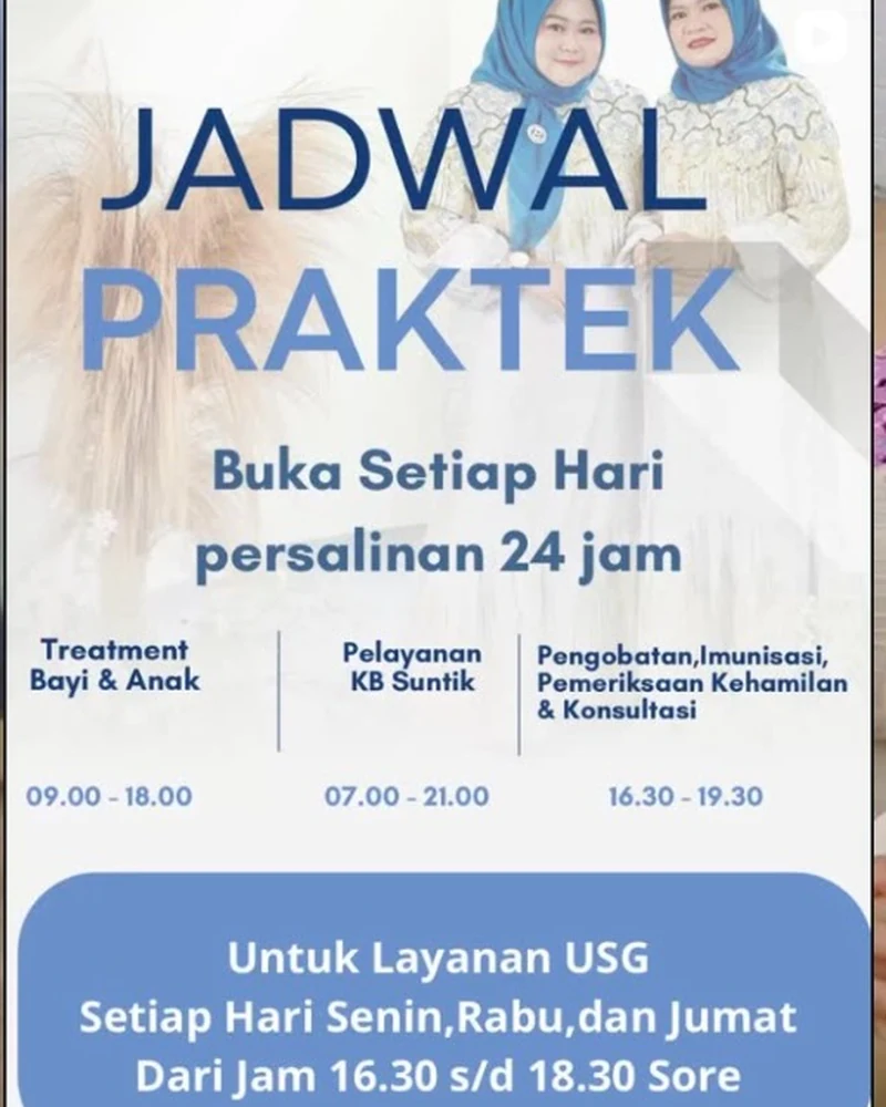 Jadwal praktik Bunda Medicare